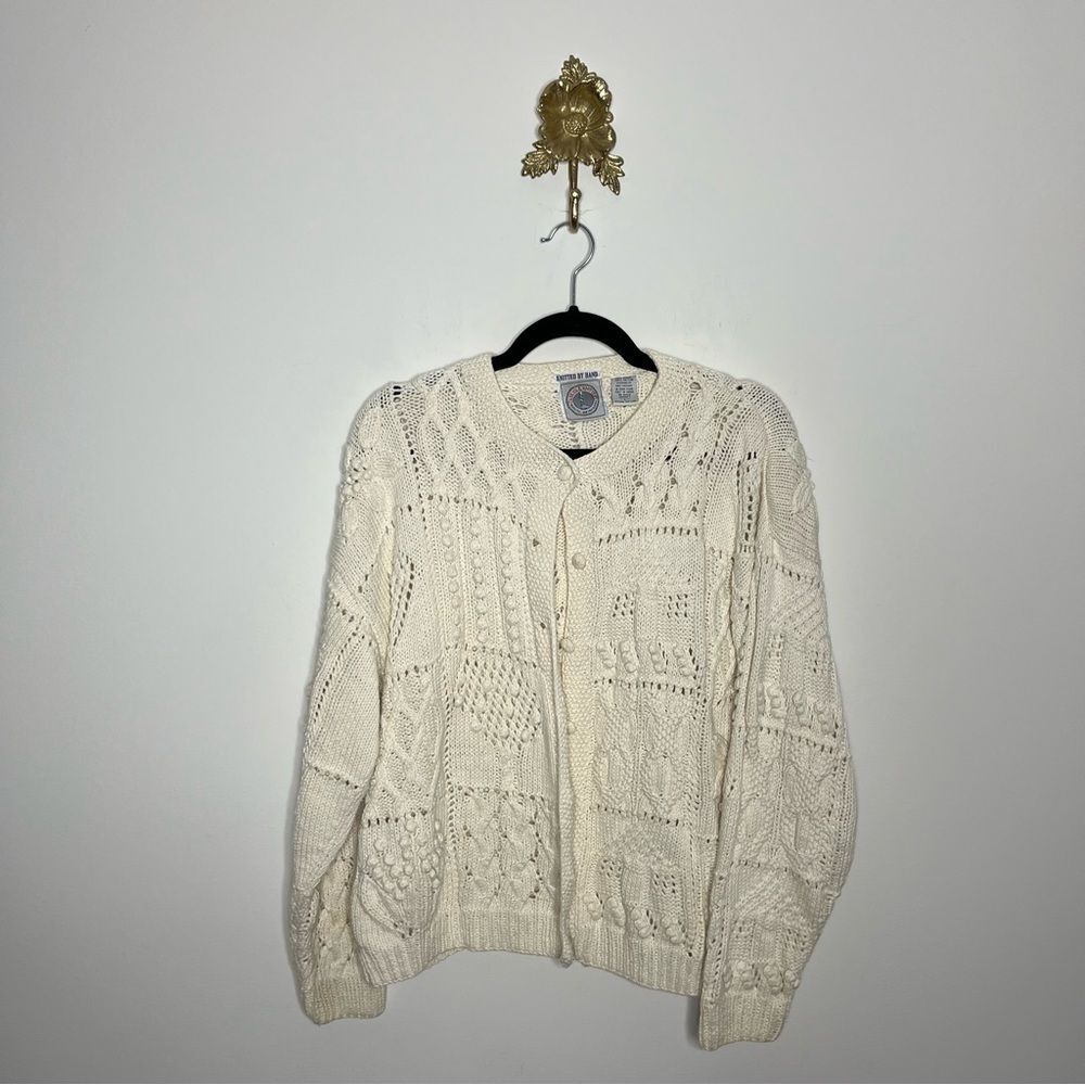 Vintage Cape Isle Knitters Cardigan L